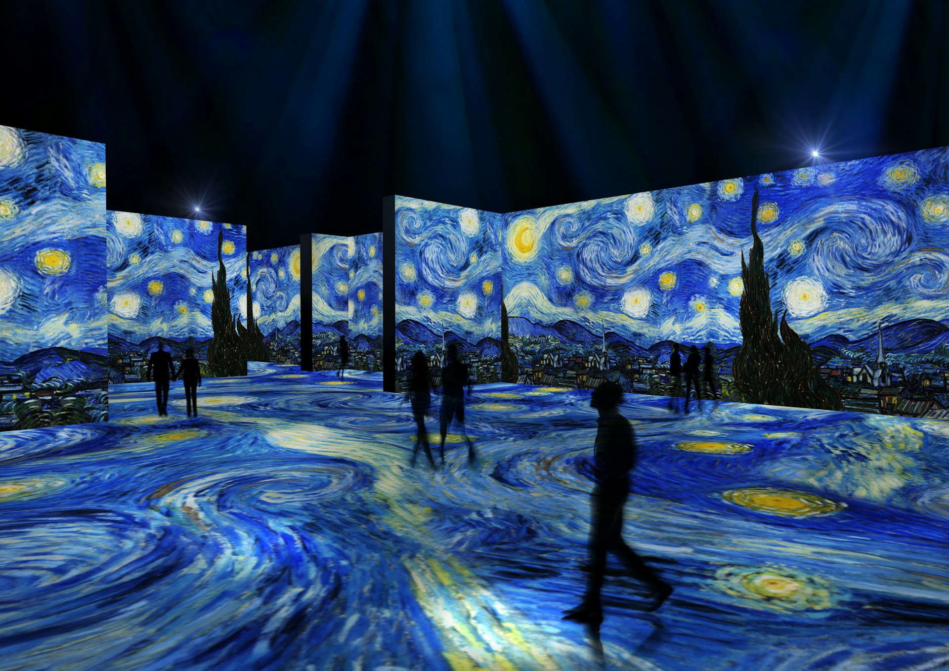 Where to see immersive Vincent Van Gogh exibitions in the US Lonely